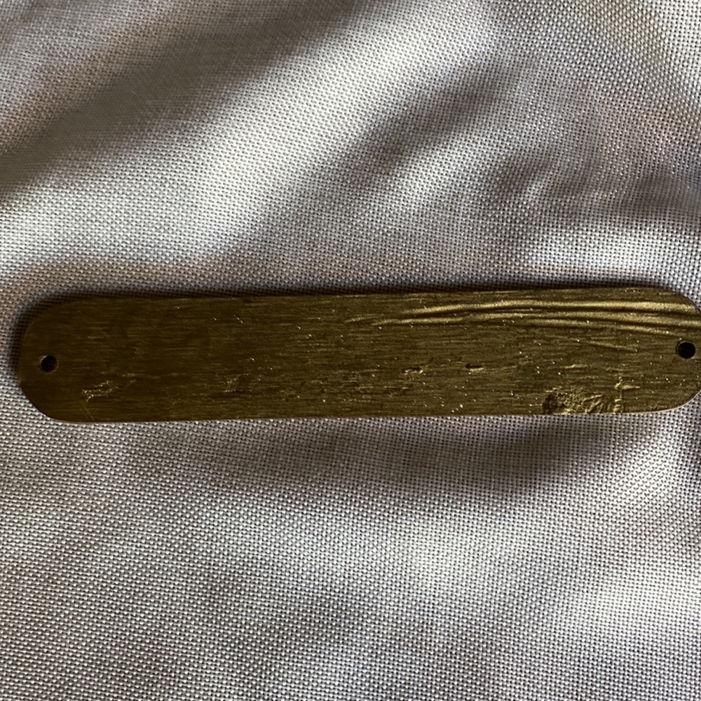 Vintage Brass Whiskey sign - Picture 4 of 6